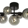 Hall & Trappa|Sovrum < Aneta Molekyl Plafond 58cm Svart/Rök