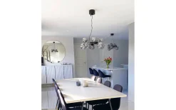 Vardagsrum|Stora Taklampor Ø50-69 Cm-Aneta Molekyl Taklampa 50cm 10L Svart/Rök