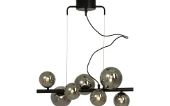 Avlånga Taklampor < Aneta Molekyl Taklampa 58cm 7L Svart/Rök