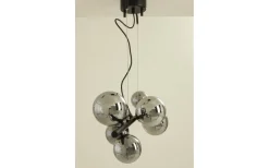 Avlånga Taklampor < Aneta Molekyl Taklampa 58cm 7L Svart/Rök