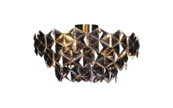 Plafonder-By Rydens Monarque Plafond Ø51cm Svart/Krom