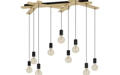 Stora Taklampor Ø70-150 Cm-Eglo Monmount Taklampa 109cm 9L Svart