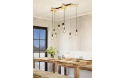 Stora Taklampor Ø70-150 Cm-Eglo Monmount Taklampa 109cm 9L Svart