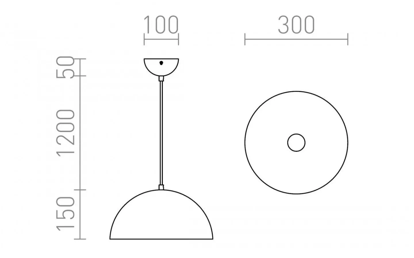 Kök & Matplats < Rendl Monroe Taklampa Koppar 30cm E27