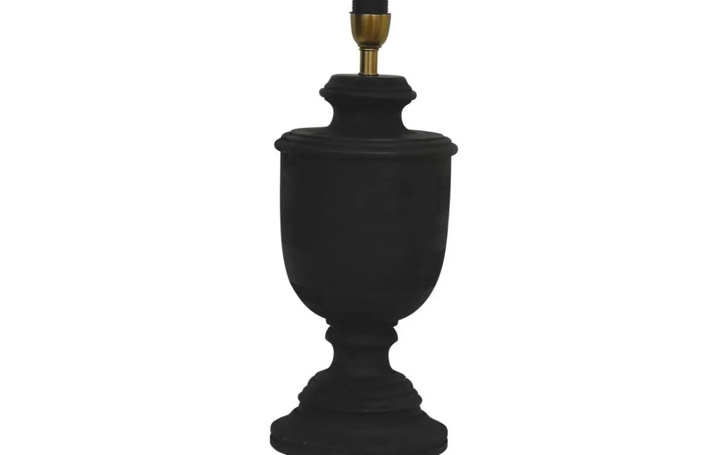 Lampfötter < Hallbergs Monterey Lampfot 41cm Antik Svart