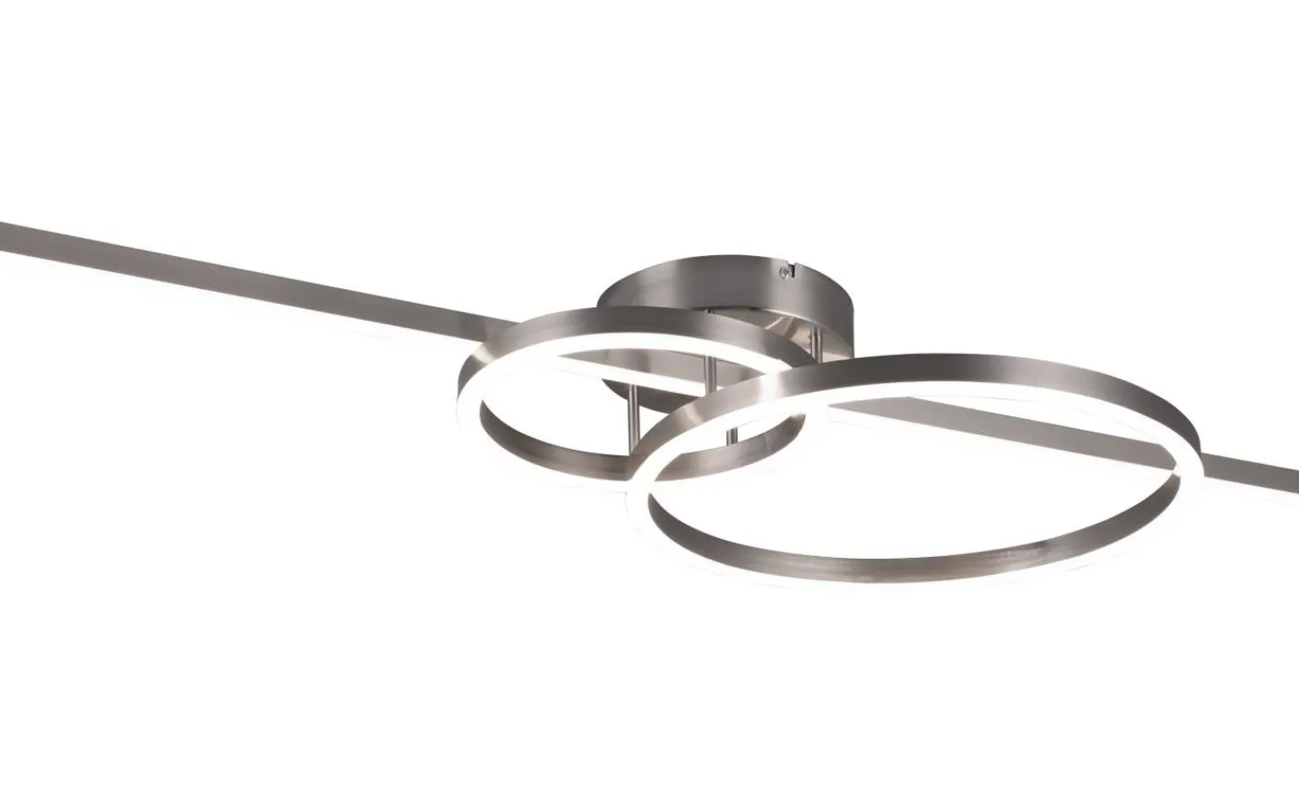 Plafonder-Trio Lighting Montilla Plafond LED i borstat stål