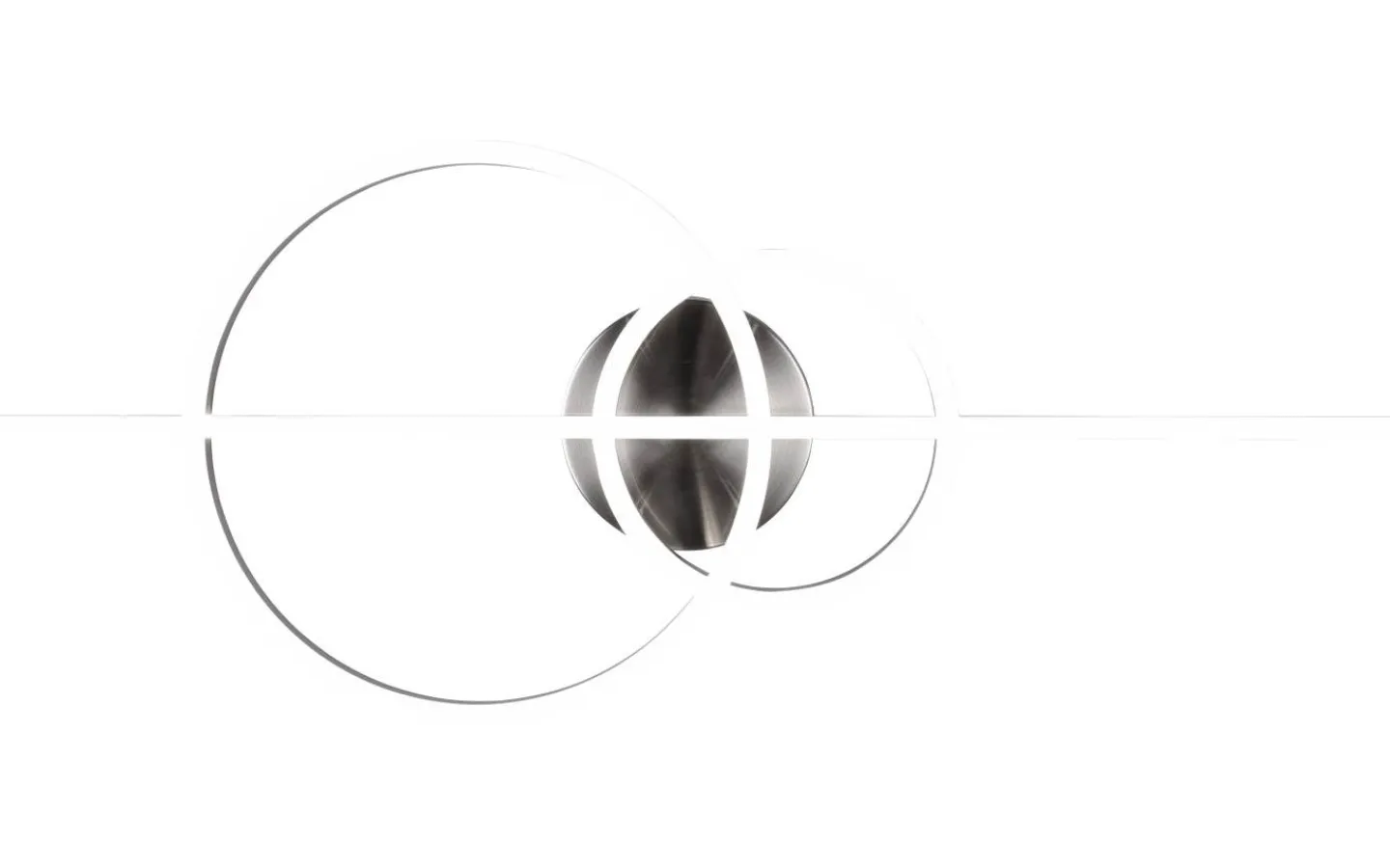 Plafonder-Trio Lighting Montilla Plafond LED i borstat stål