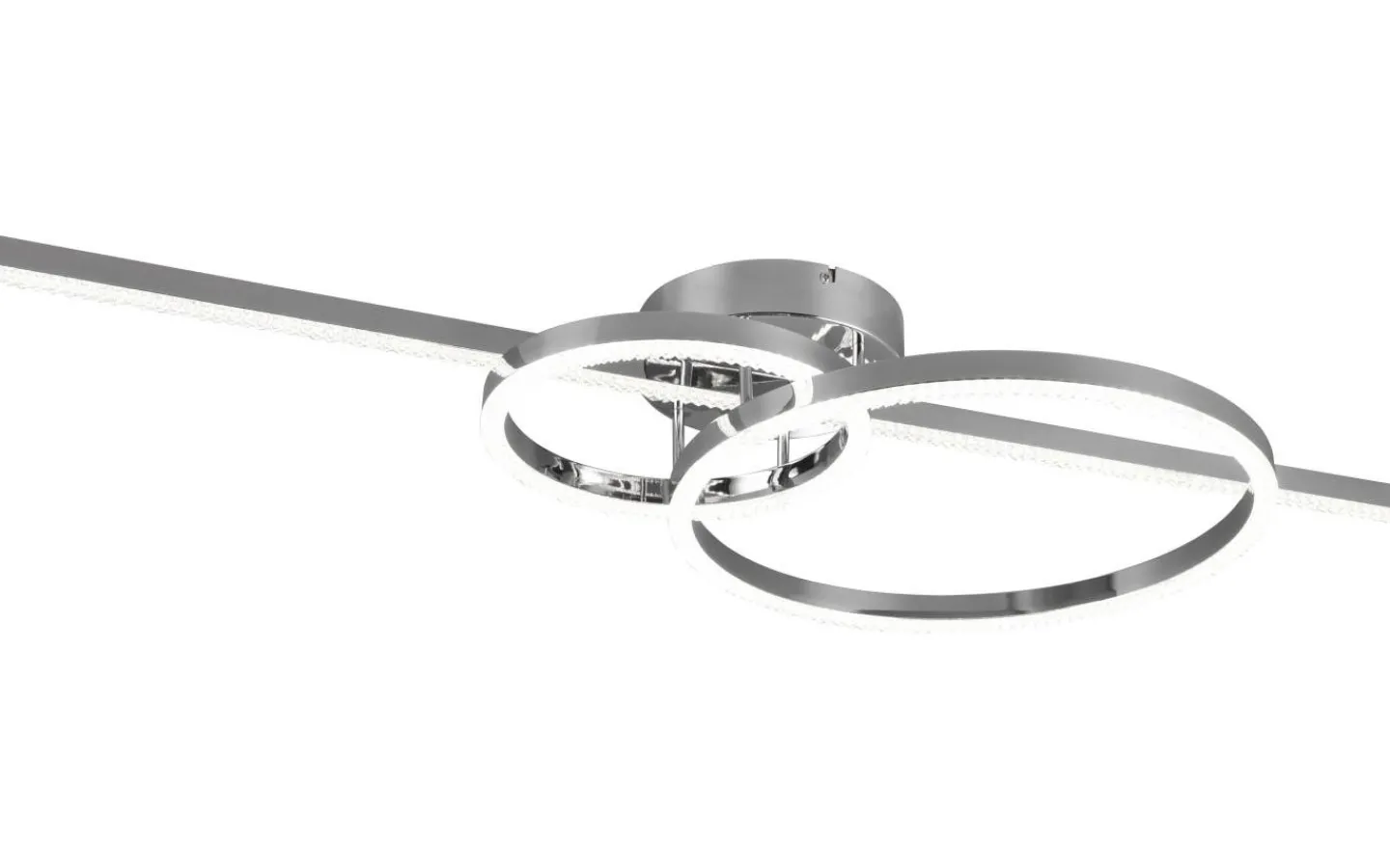 Plafonder-Trio Lighting Montilla Plafond LED krom