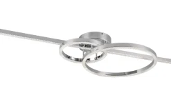 Plafonder-Trio Lighting Montilla Plafond LED krom