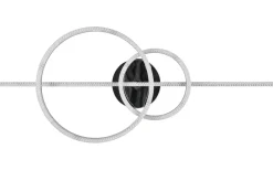 Plafonder-Trio Lighting Montilla Plafond LED krom