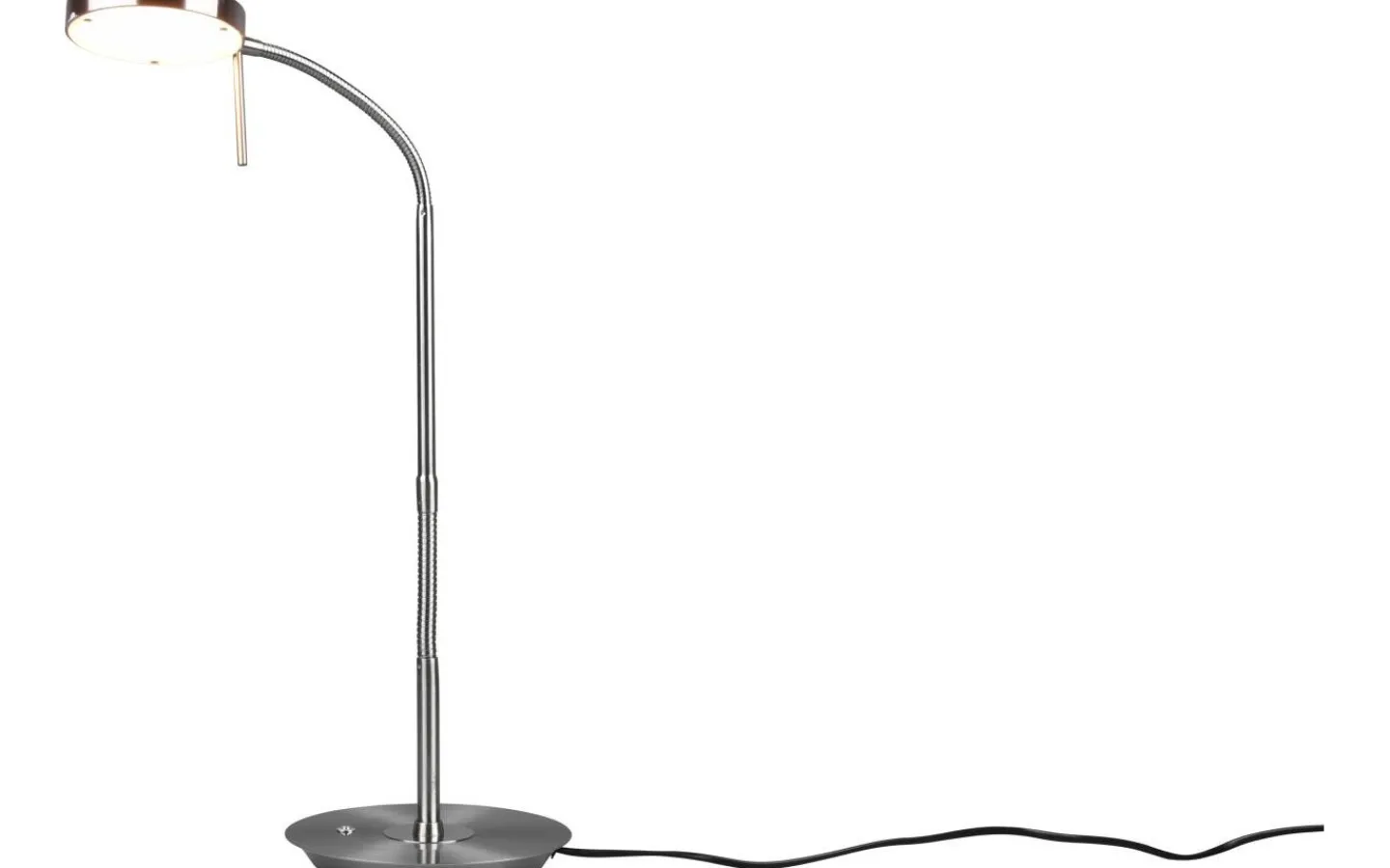 Skrivbordslampor < Trio Lighting Monza Skrivbordslampa LED i borstat stål