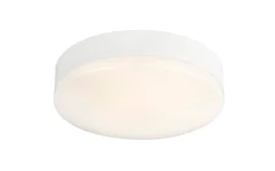 Badrumslampor Tak|Plafonder < Hidealite Moon Basic Plafond 26cm LED 3000K/4000K 10W Vit IP44