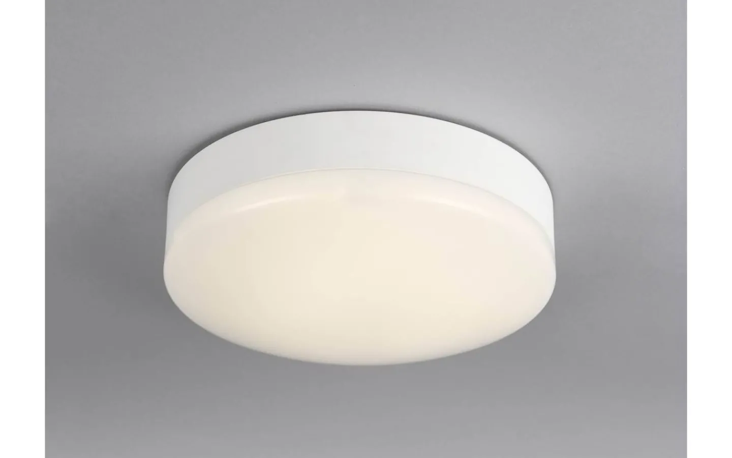 Badrumslampor Tak|Plafonder < Hidealite Moon Basic Plafond 26cm LED 3000K/4000K 10W Vit IP44