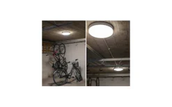 Badrumslampor Tak|Plafonder < Hidealite Moon Basic Plafond 26cm LED 3000K/4000K 10W Vit IP44