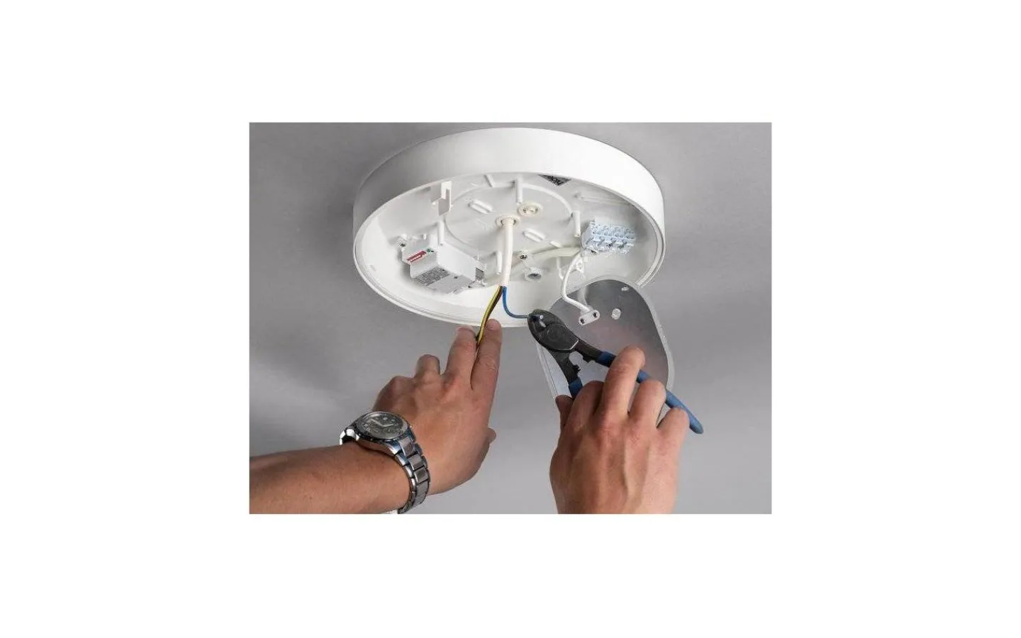 Badrumslampor Tak|Plafonder < Hidealite Moon Basic Plafond 26cm LED 3000K/4000K 10W Vit IP44