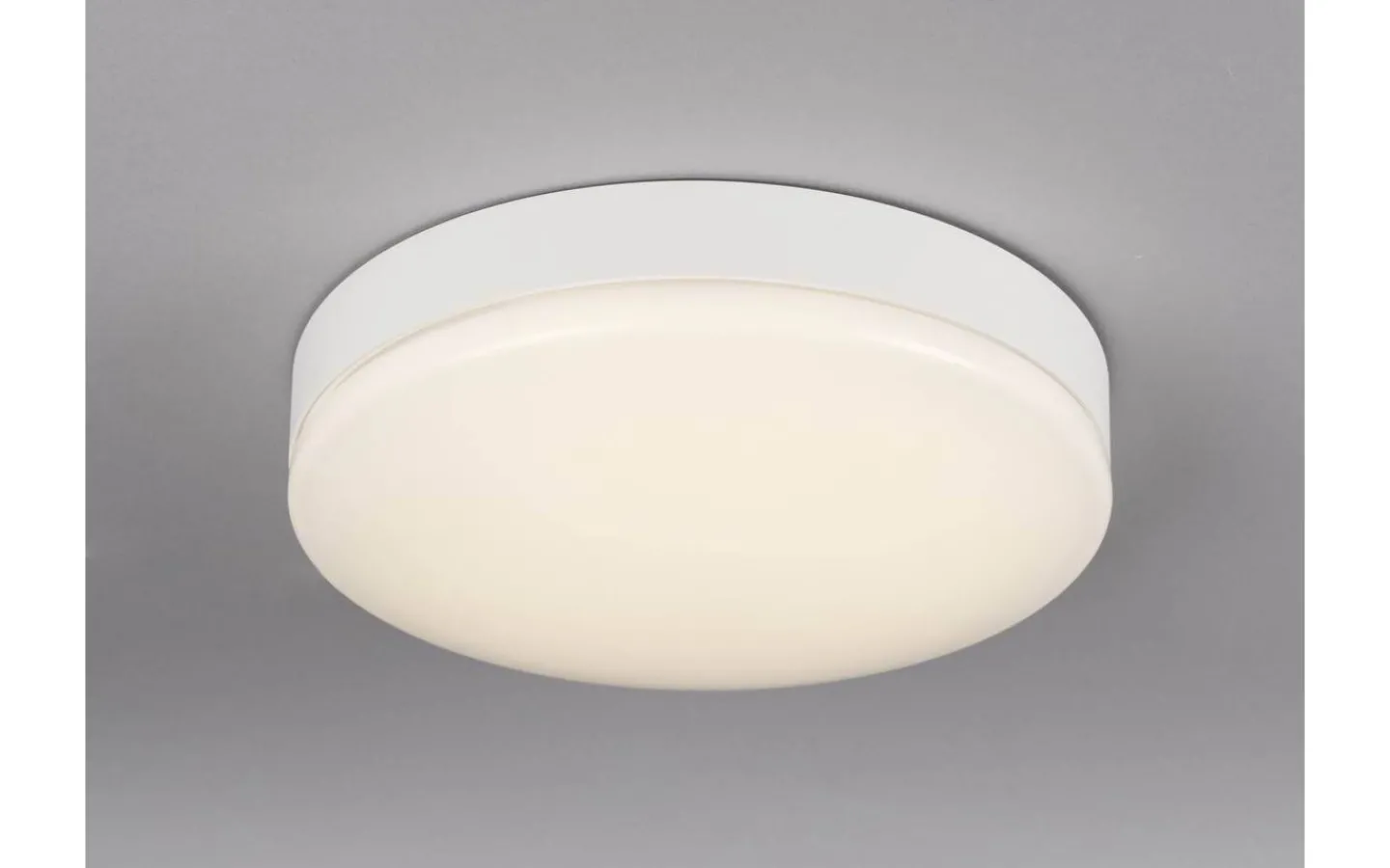 Badrumslampor Tak|Plafonder < Hidealite Moon Basic Plafond Sensor 32cm LED 3000K/4000K 16W Vit IP44