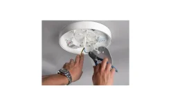 Badrumslampor Tak|Plafonder < Hidealite Moon Basic Plafond Sensor 26cm LED 3000K/4000K 11W Vit IP44