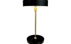 Uppladdningsbara Lampor Inomhus|Bordslampor < Dyberg Larsen Moonlight Uppladdningsbar Bordslampa 28,5cm LED 3000K 2W Svart/Mässing