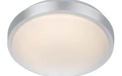 Badrumslampor Tak < Markslojd Moon Plafond 28cm LED 3000K 9W Silver IP44