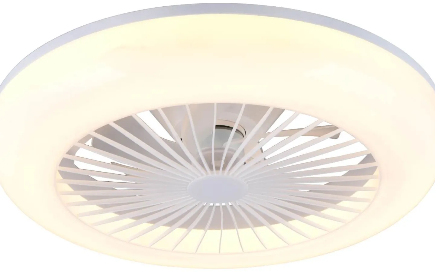 Takfläktar < Reality Mora Takfläkt 45cm LED vit
