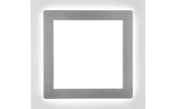 Plafonder-Trio Lighting Morgan Plafond LED 45x45cm vit/borstad stål