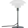 Bordslampor-Dyberg Larsen Morph D21 Bordslampa 35cm Opal/Krom