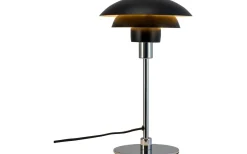 Bordslampor-Dyberg Larsen Morph D21 Bordslampa 35cm Svart/Krom