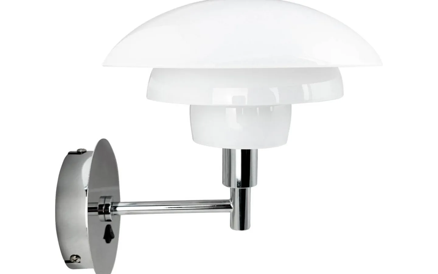 Lampetter|Läslampor < Dyberg Larsen Morph Vägglampa Opal/Krom