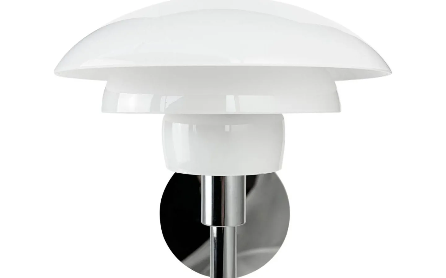Lampetter|Läslampor < Dyberg Larsen Morph Vägglampa Opal/Krom