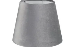 Enfärgade Runda Lampskärmar < Markslojd Morris Lampskärm Ø19cm Sammet Grå