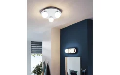 Badrumslampor Tak < Eglo Mosiano Plafond 11cm LED 3000K 3,3W Krom IP44