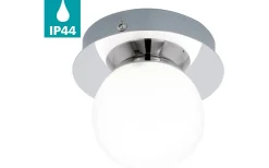 Badrumslampor Tak < Eglo Mosiano Plafond 11cm LED 3000K 3,3W Krom IP44