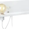 Sovrum|Läslampor-Markslojd Multi Vägglampa USB Vit