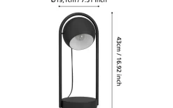 Bordslampor-Eglo Murnia Bordslampa 43cm Svart