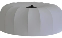 Enfärgade Runda Lampskärmar < Hallbergs Muschroom Lampskärm Ø50cm Stretch Vit Lyx