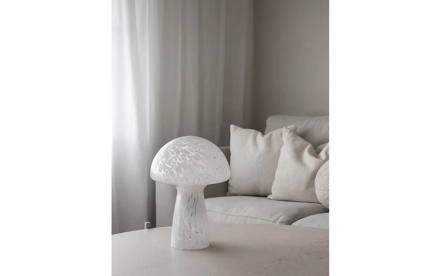 Bordslampor < Aneta Mushi Bordslampa 29cm Vit