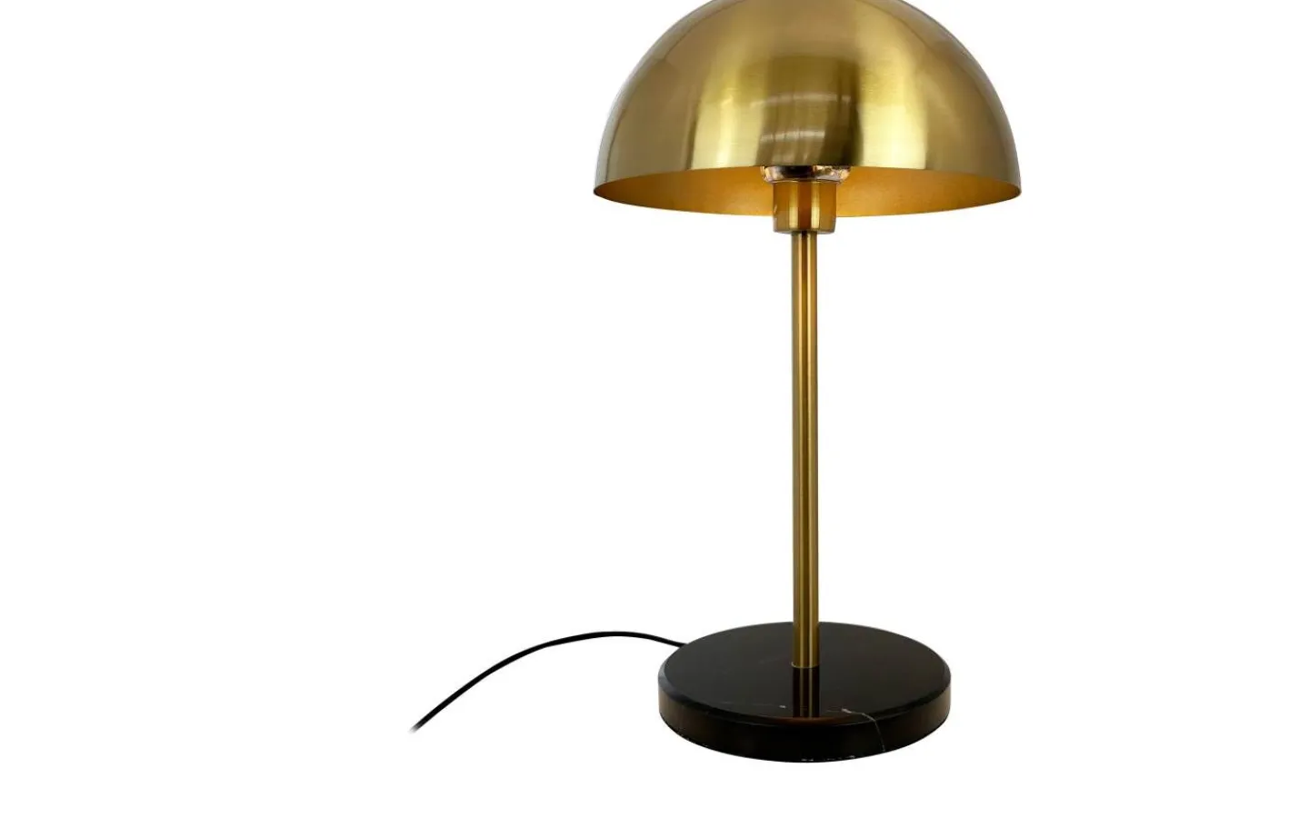Bordslampor < Dyberg Larsen Nancy Bordslampa 51cm Mässing/Svart Marmor