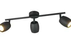 Avlånga Takspotlights|Takspot Med 3 Lampor-Reality Nancy Spotlight 3-delad GU10 mattsvart