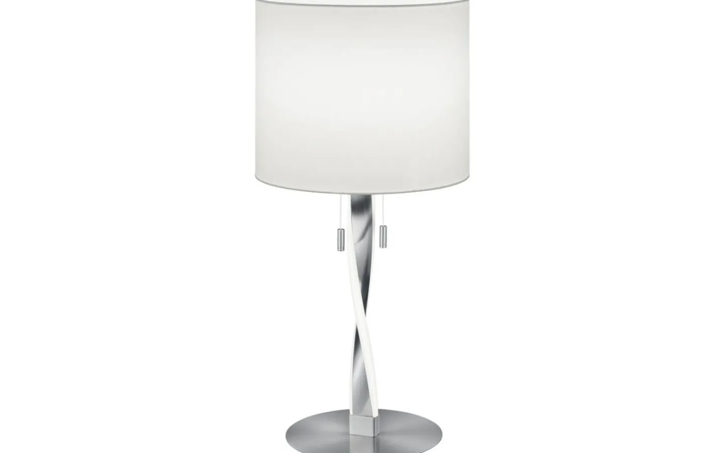 Bordslampor < Trio Lighting Nandor Bordslampa E27 + LED borstat stål