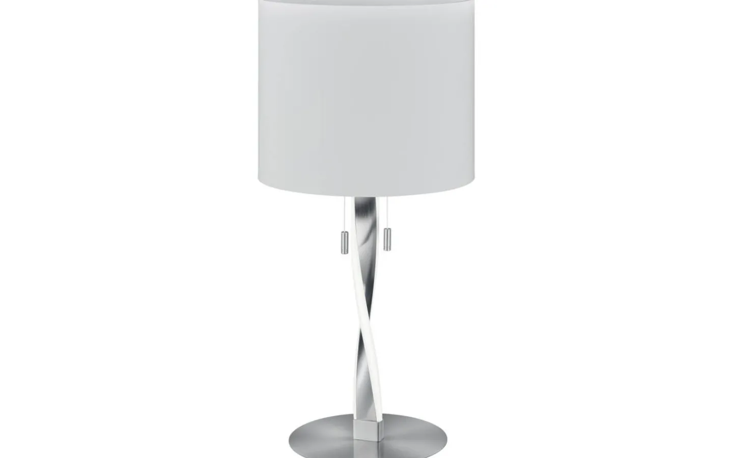 Bordslampor < Trio Lighting Nandor Bordslampa E27 + LED borstat stål