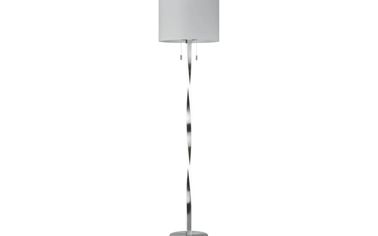 Golvlampor < Trio Lighting Nandor Golvlampa E27 + LED borstat stål