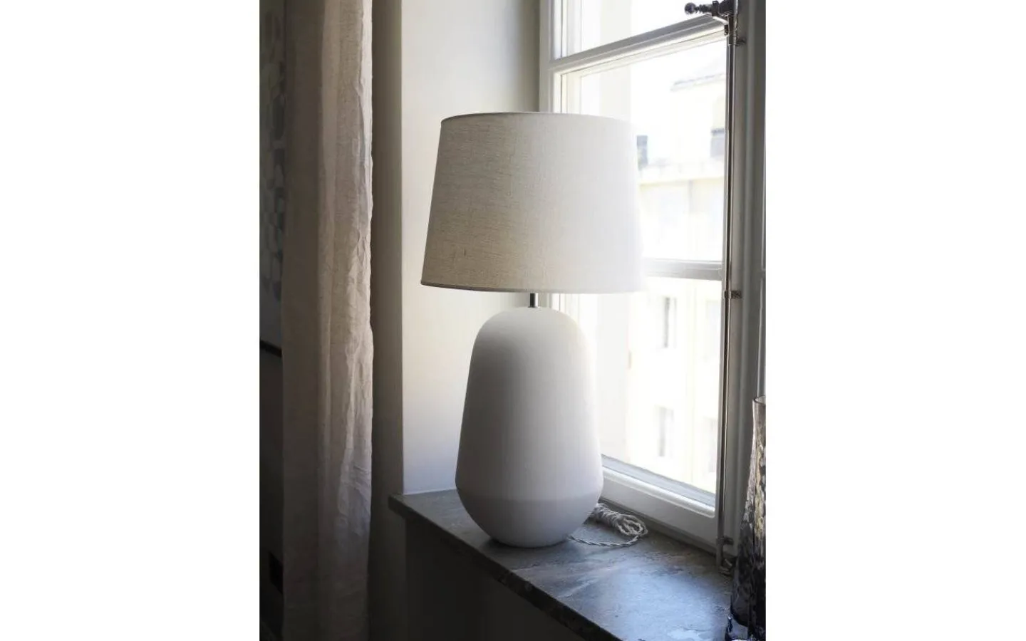 Lampfötter < Hallbergs Naomi Lampfot 46cm Vit