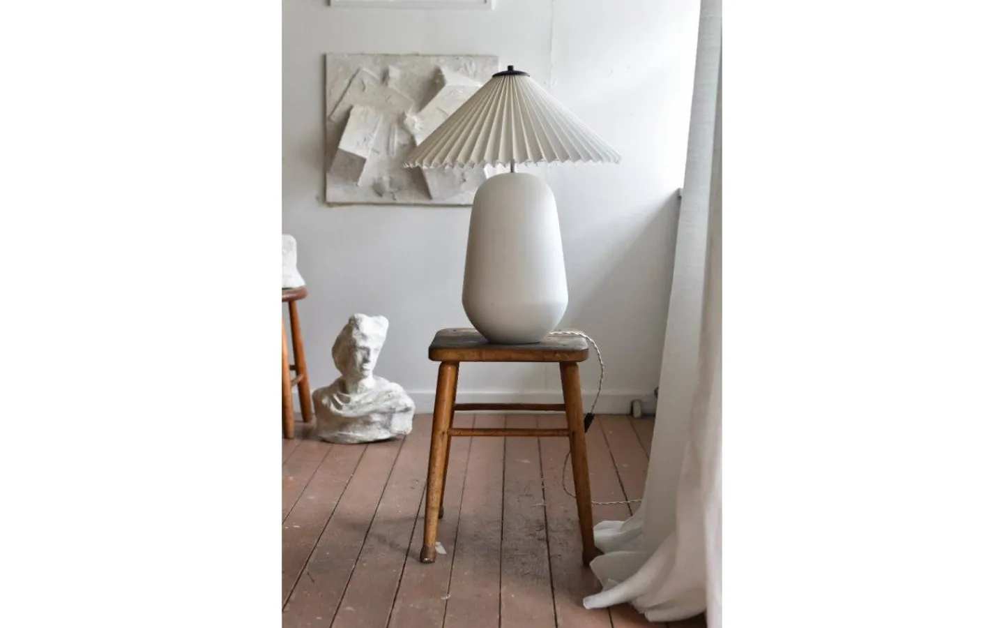 Lampfötter < Hallbergs Naomi Lampfot 46cm Vit