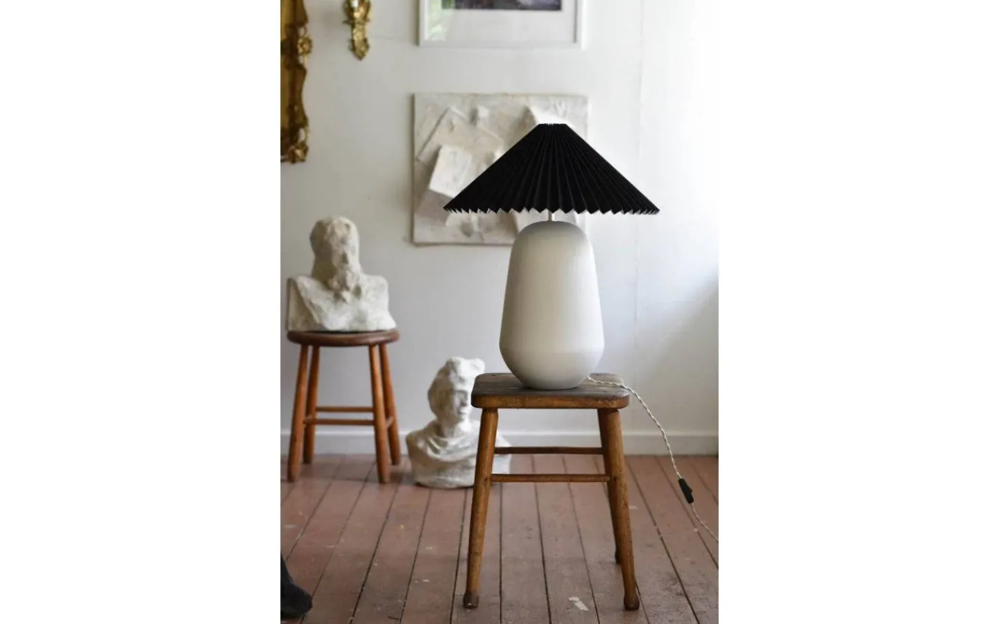 Lampfötter < Hallbergs Naomi Lampfot 46cm Vit