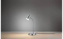 Skrivbordslampor-Trio Lighting Narcos Skrivbordslampa LED i borstat stål