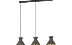 Avlånga Taklampor < Eglo Nastasia Taklampa 100cm Cappuccino/Mässing