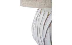 Bordslampor < Mauro Ferretti Natural Bordslampa 48cm Vit/Beige