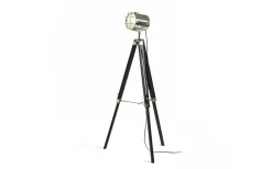 Golvlampor-Rendl Nautic Golvlampa 117cm Svart/Krom
