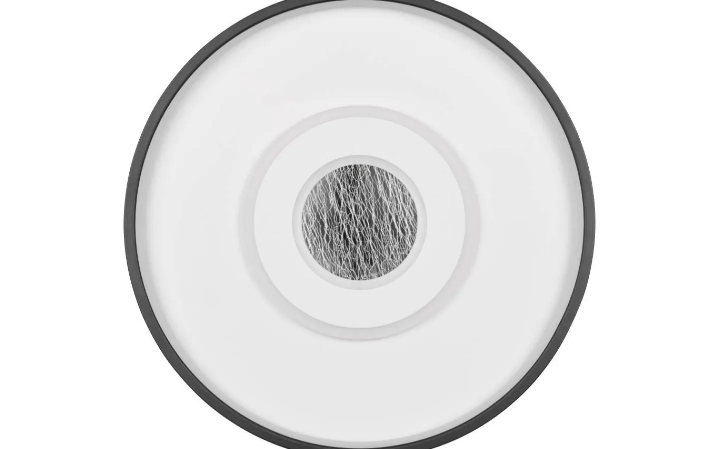Plafonder-Trio Lighting Nazar Plafond LED 40cm mattvit/mattsvart