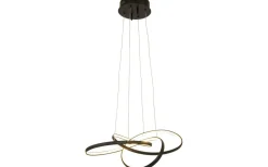 Stora Taklampor Ø50-69 Cm < Aneta Nebulosa Taklampa 65cm LED 48W 3000K Svart